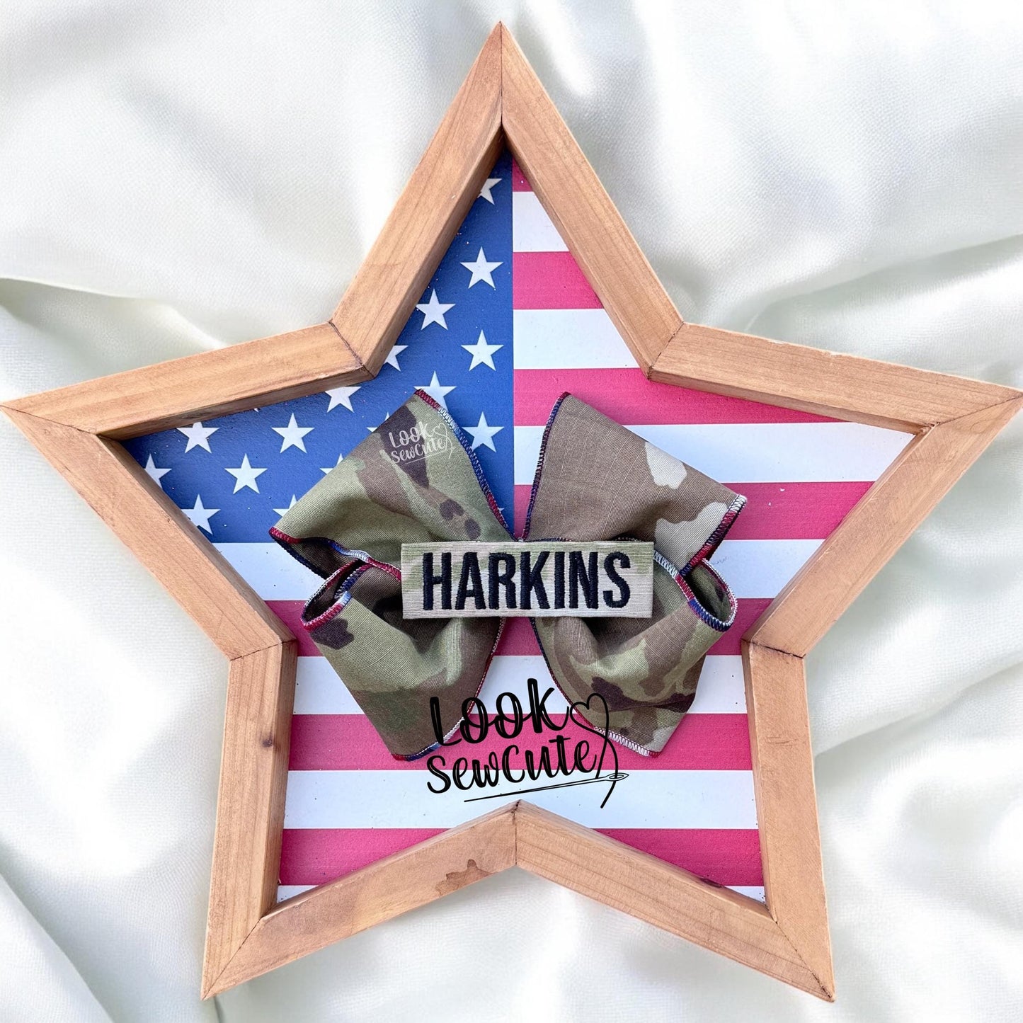 BIG Southern Nametape boutique military 6-inch bow