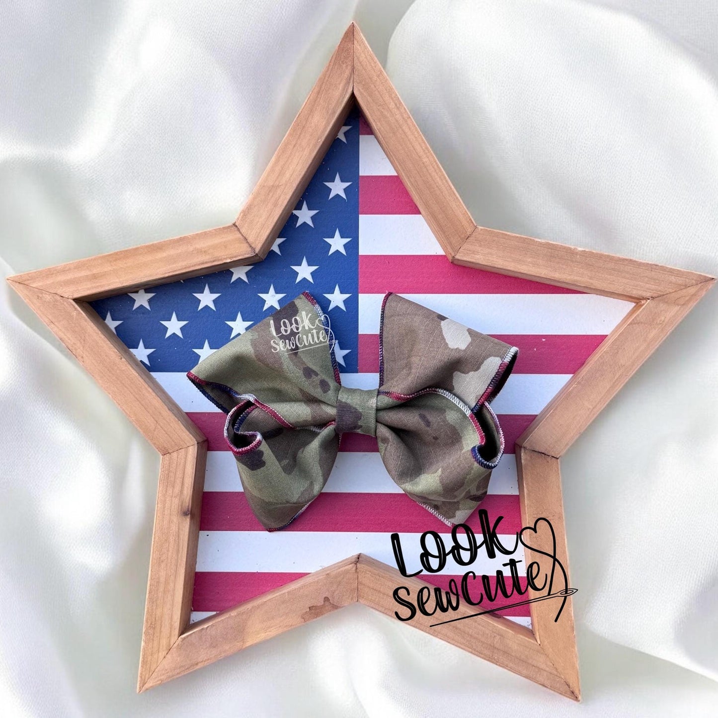 BIG Southern boutique military 6-inch bow