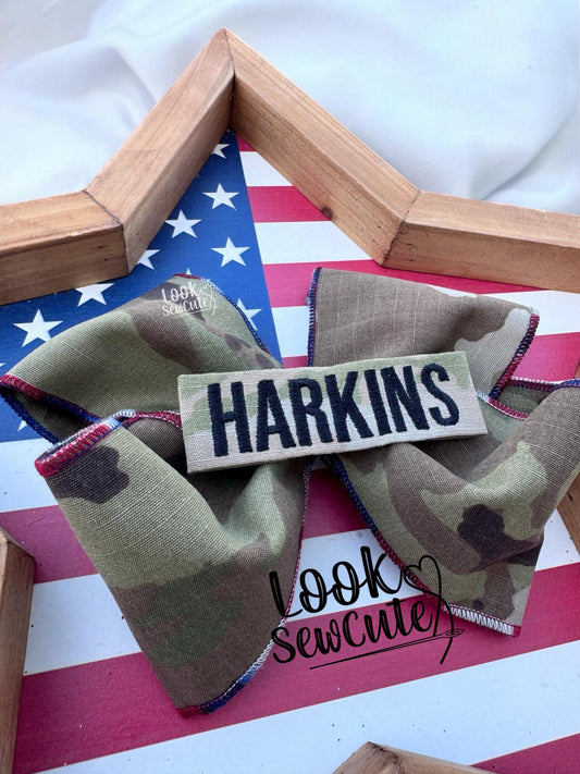 BIG Southern Nametape boutique military 6-inch bow