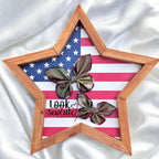 Mini Butterfly Bow Military Hair bow 3 inch, Army, Navy, Marine Corps, Air Force, Space Force Baby Bow, Patriotic bow, Memorial lapel pin