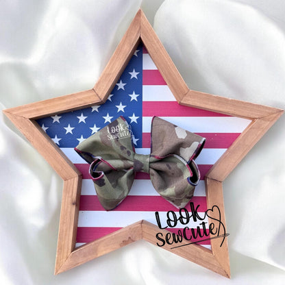 BIG Southern boutique military 6-inch bow