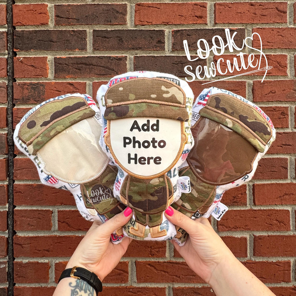 Military Photo Plush – Personalized Soldier Doll