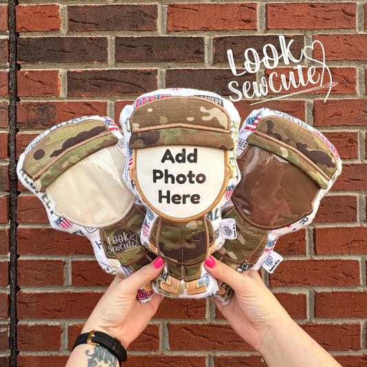 Military Photo Plush – Personalized Soldier Doll